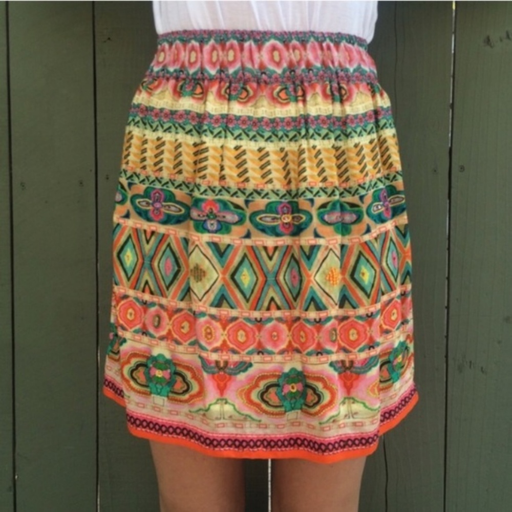 ANTHROPOLOGIE Tanvi Kedia Mini Skirt Sz S
